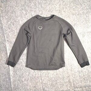 EvoShield Youth Medium Grey Long Sleeve Athletic Performance Training  Baseball